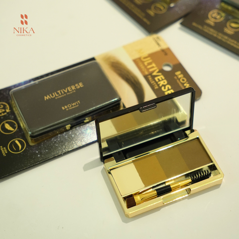 Bột Kẻ Mày Nongchat Multiverse Eyebrow Palette 4 Ô