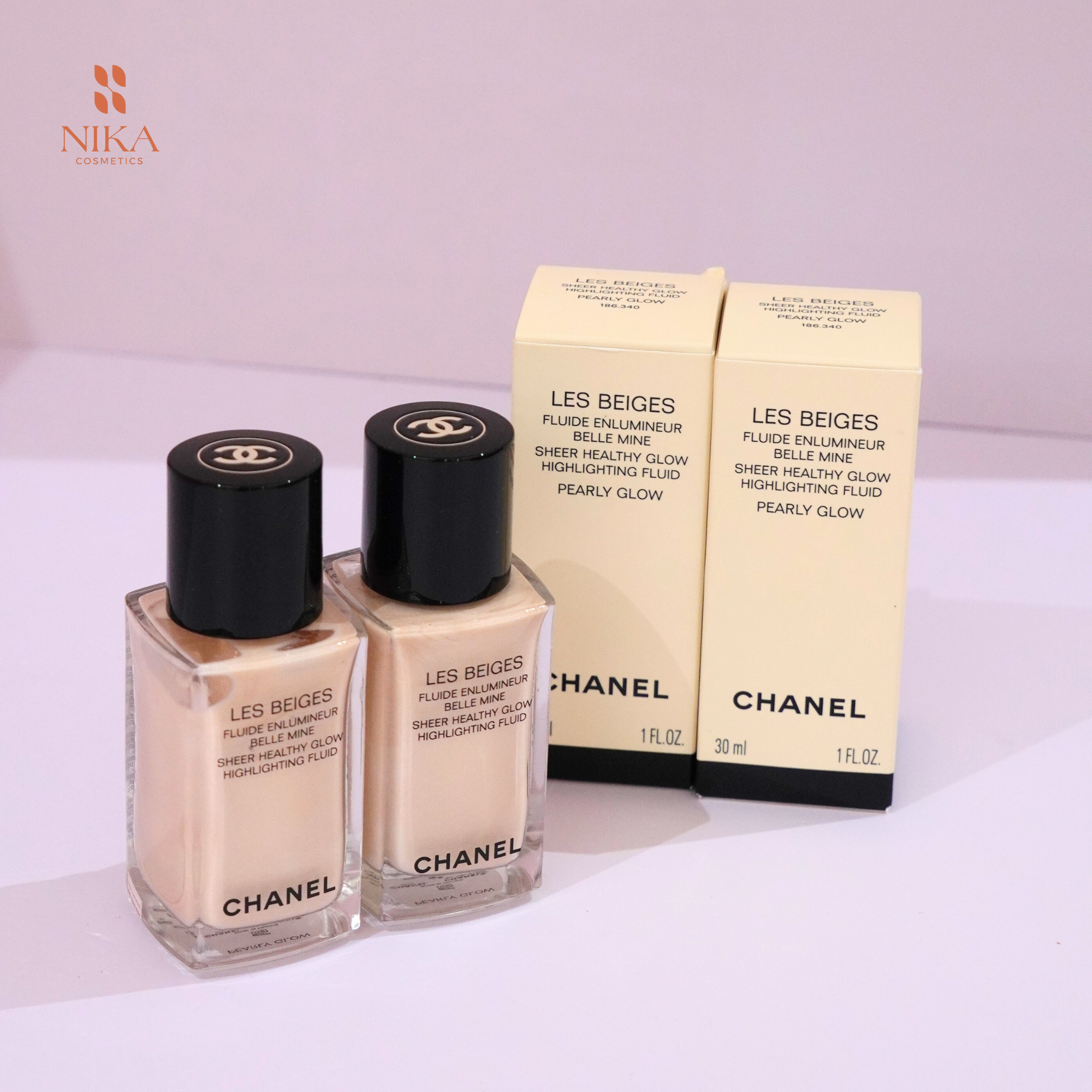 chanel sheer healthy glow highlighting fluid, 1-oz. les beiges