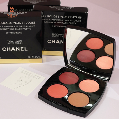 Bảng Má Hồng Chanel Les 4 Rouges Yeux Et Joues 4 Ô 12G
