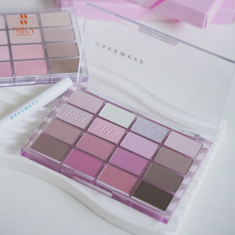 Bảng Mắt Wakemake Soft Blurring Eye Palette Special Set 16 Ô 14G