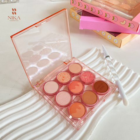 Bảng Mắt Amuse Eye Color Dual Brush 9 Ô