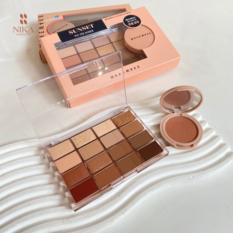 Bảng Mắt Wakemake Soft Blurring Eye Palette Special Set 16 Ô 14G