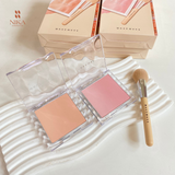 Phấn Má Hồng Wakemake Mix Blurring Volume Blush Flat Cheek Brush Speacial Set