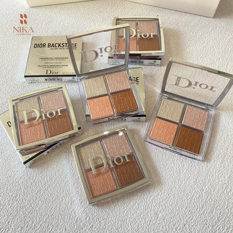 Bảng Highlight + Má Hồng Dior Backstage Glow Face Palette 4 Ô