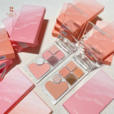 Bảng Phấn Mắt + Má Hồng Romand Bare Layer Palette