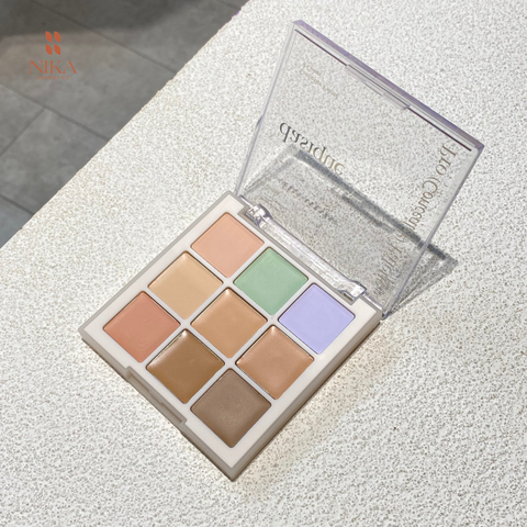 Bảng che khuyết điểm Dasique Pro Concealer Palette 9 ô