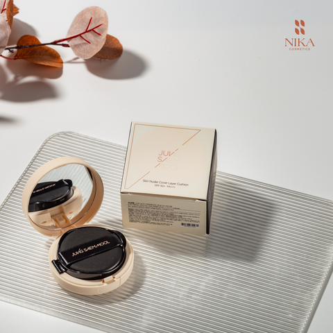 Cushion Jung Saem Mool Skin Nuder Cover Layer Spf 50+ Pa+++ + Kèm Lõi 28G