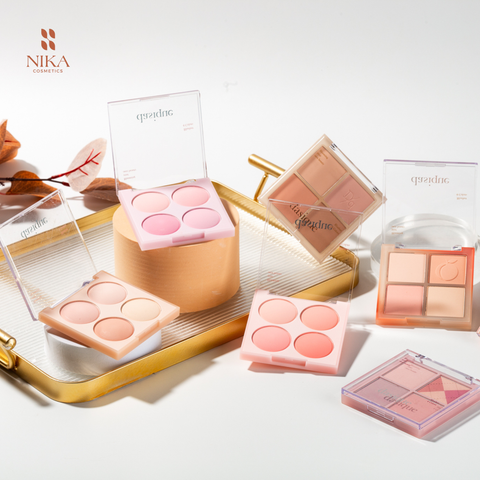 Bảng Má Hồng Dasique Blending Mood Cheek 4 Ô 11G