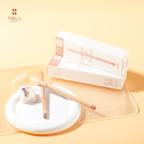 Chì kẻ viền môi Clio Velvet Lip Pencil + Gọt chì 1.45G