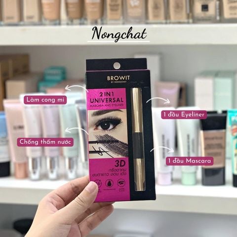 Mascara And Eyeliner Browit By Nongchat 2 In 1 Universal 8G