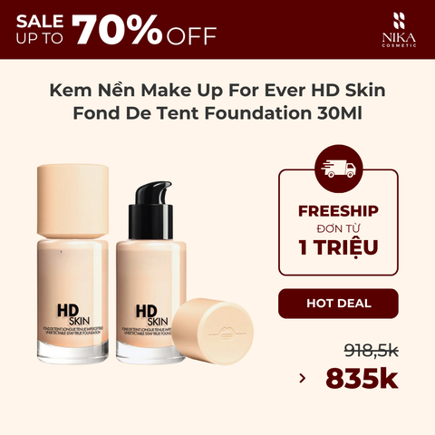 Kem Nền Make Up For Ever Hd Skin Fond De Tent Foundation 30ML