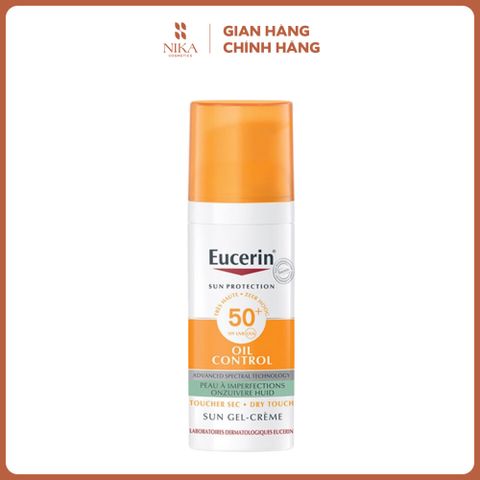 Kem Chống Nắng Eucerin Sun Dry Touch Oil Control 50Ml