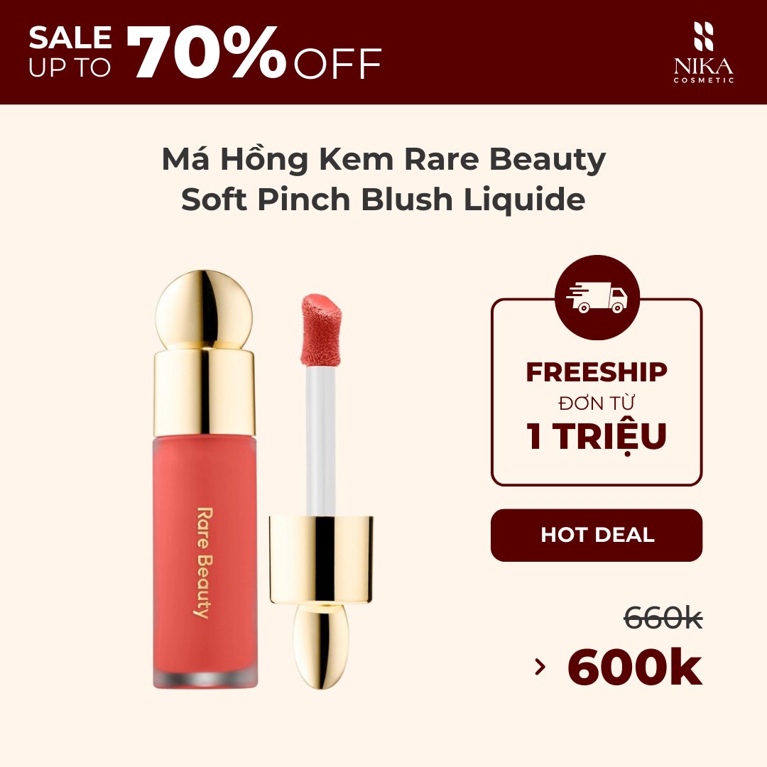 Má Hồng Kem Rare Beauty Soft Pinch Blush Liquide