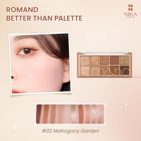 Bảng Mắt Romand Better Than Palette 10 Ô