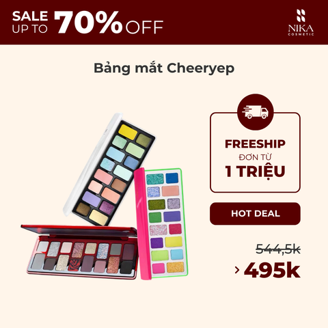 Bảng Mắt Cheeryep (Qianyan) True 16 màu 14G