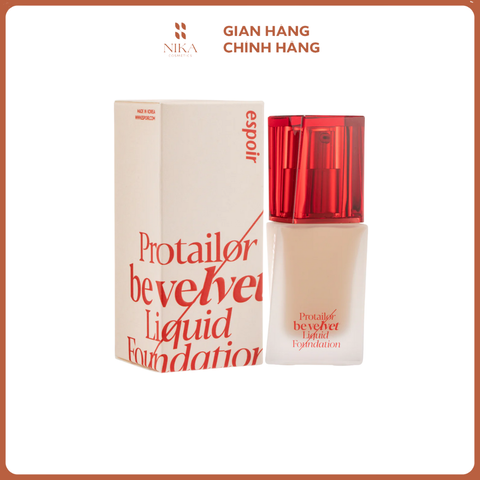 Kem Nền Espoir Pro Tailor Be Velvet Foundation SPF22 PA++ 30G