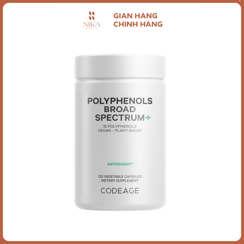 Viên Uống Codeage Polyphenols Broad Spectrum+ 120V