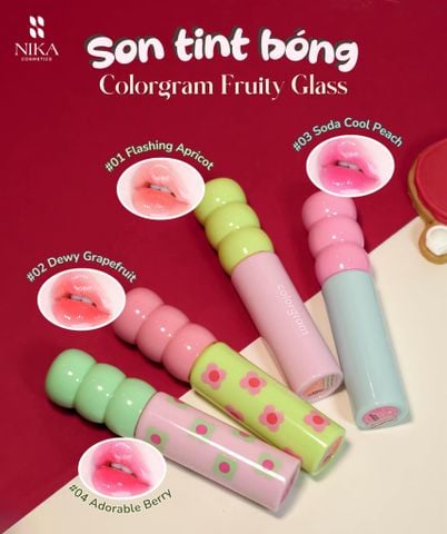 Son Bóng Colorgram Fruity Glass Tint 3G