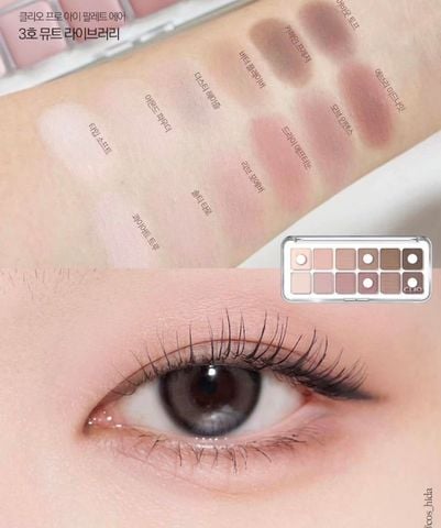 Bảng Mắt Clio Pro Eye Palette 12 Ô