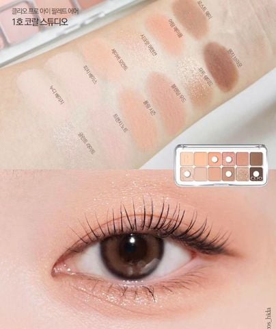 Bảng Mắt Clio Pro Eye Palette 12 Ô