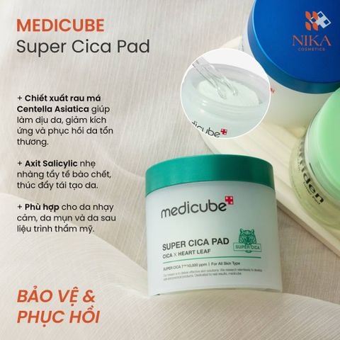 Toner Pad Medicube Super Cica Pad 150G 70 Miếng