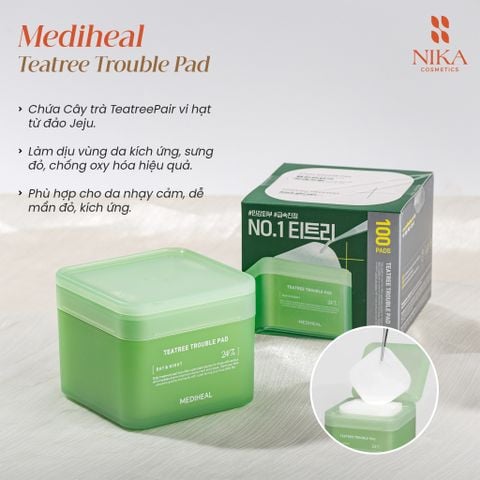 Toner Pad Mediheal Ampoule Pad 100 Pads