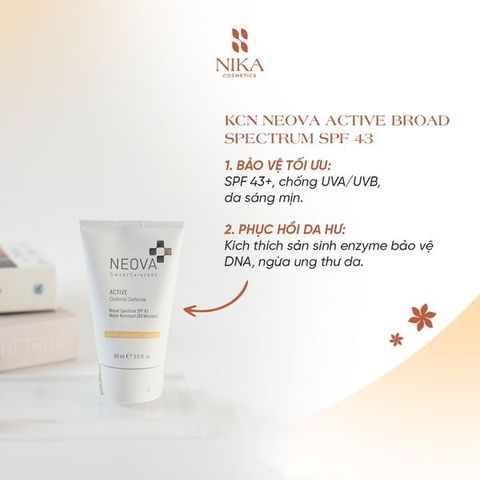 Kem Chống Nắng Neova Active Broad Spectrum Spf 43 89Ml