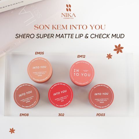 Son Kem Hũ Into You Shero Super Matte Lip & Cheek Mud 5G