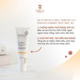 Kem Chống Nắng Neova Silc Sheer 2.0 Photo Finish Tint Spf40 74Ml