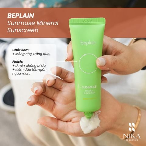 Kem Chống Nắng Beplain Sunmuse Mineral Sunscreen SPF50 50ml