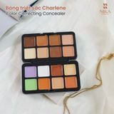Bảng Che Khuyết Điểm Triệt Sắc Charlene Carla Secret Camouflage Palette 18 Ô