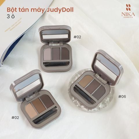 Bột Tán Mày JudyDoll 3 Ô 2G