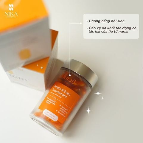 Viên Uống Chống Nắng Murad Bright & Even Supplement 60V
