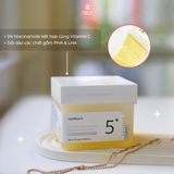 Toner Pad Tẩy Da Chết Numbuzin No5 Vitamin Niacinamide Concentrated Pad 70 Pads