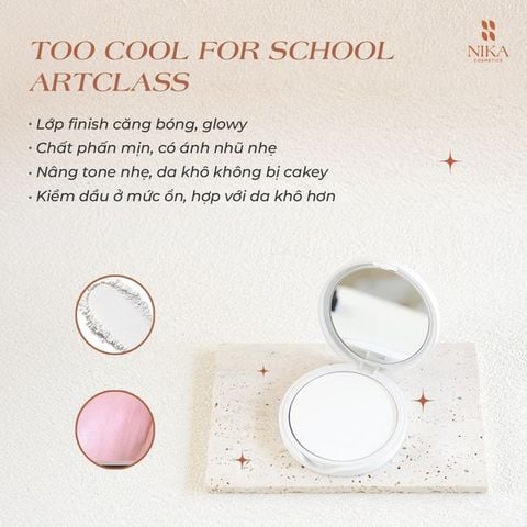 Phấn Phủ Nén Too Cool For School Artclass By Rodin Finish Setting Pact
