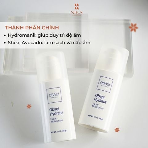 Kem Dưỡng Obagi Hydrate Facial Moisturizer 48G