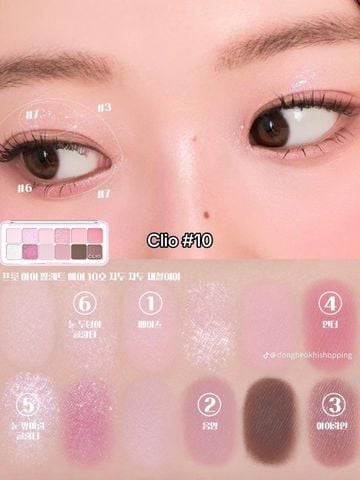 Bảng Mắt Clio Pro Eye Palette 12 Ô 7G
