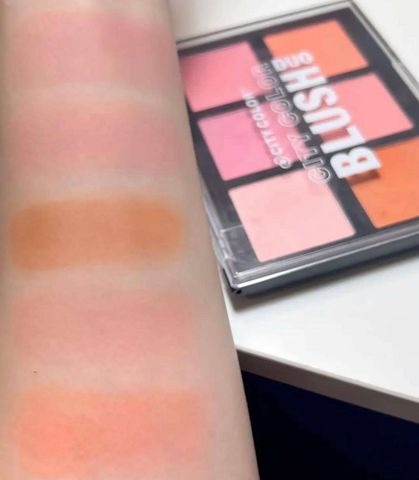 Bảng Má Hồng City Color Blush 6 Ô 8.6G