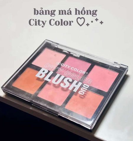 Bảng Má Hồng City Color Blush 6 Ô 8.6G