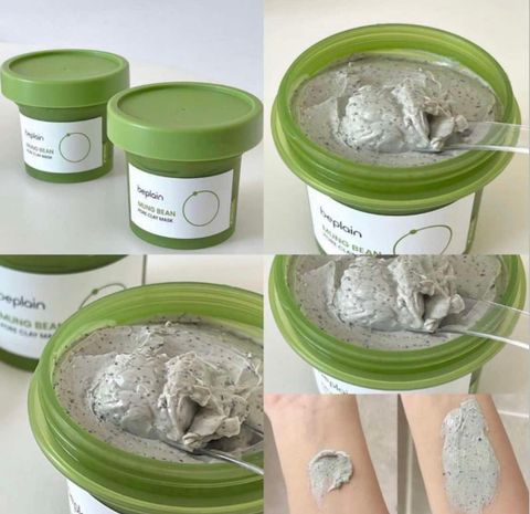 Mặt Nạ Đất Sét Beplain Mung Bean Pore Clay 120ml