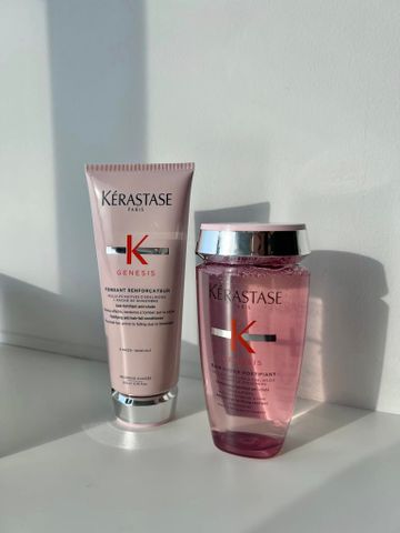 Set Dầu Gội + Dầu Xả + Serum Dưỡng Tóc Kerastase Genesis 3 Step Anti Fall Routine 250ml + 75ml + 90ml