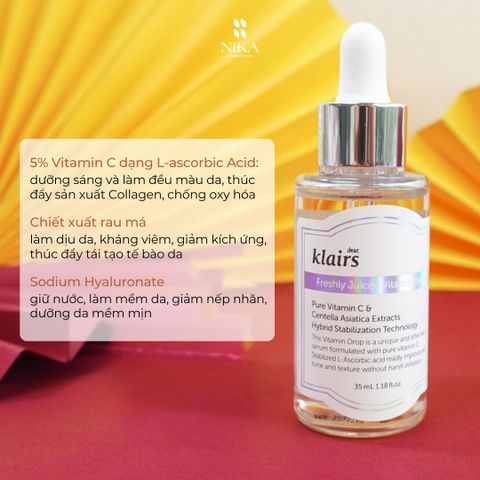 Serum Klairs Freshly Juiced Vitamin Drop 35Ml