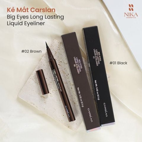 Eyeliner Carslan Big Eyes Long Lasting Liquid Eyeliner
