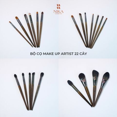 Bộ Cọ Make Up Artist + Túi Lưới