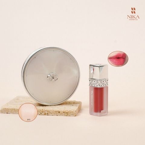 Set Cushion The Whoo Radiant White Moisture 13G + 2 lõi + 1 Son