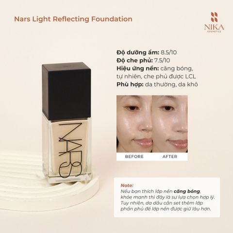Kem Nền Nars Light Reflecting Foundation 30Ml
