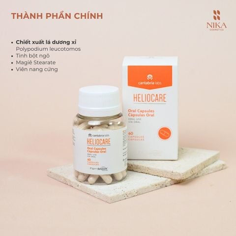Viên Uống Chống Nắng Heliocare Oral Capsules 60V