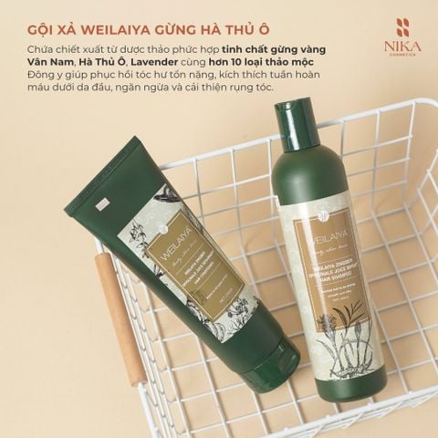 Set Dầu Gội + Dầu Xả Weilaiya 400Ml + 250Ml