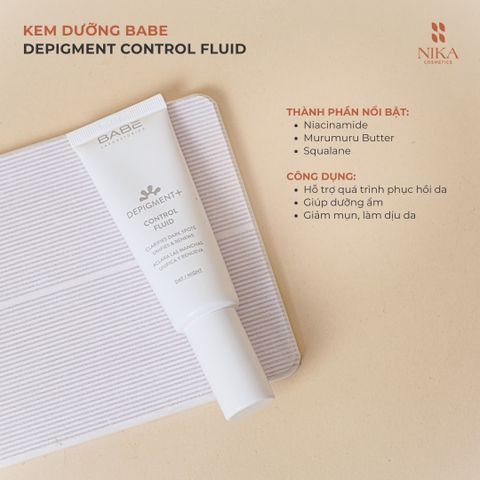 Kem Dưỡng Babe Depigment Control Fluid 40ML