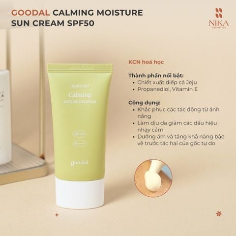 Kem Chống Nắng Goodal Calming Moisture Sun Cream 50ml